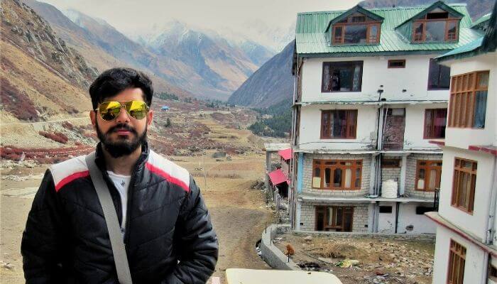 Chitkul hotel view