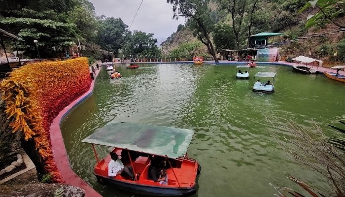 Kempty Fall Tourist adventure park boat Riding