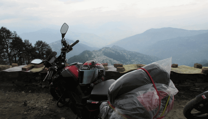 Narkanda hatu peak bike ride Himachal Pradesh image